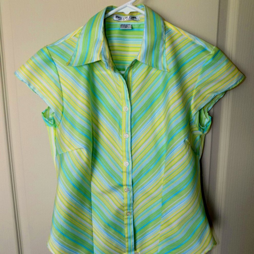 NEW Summer Short Sleeve/Semi-Sleeveless Blouse